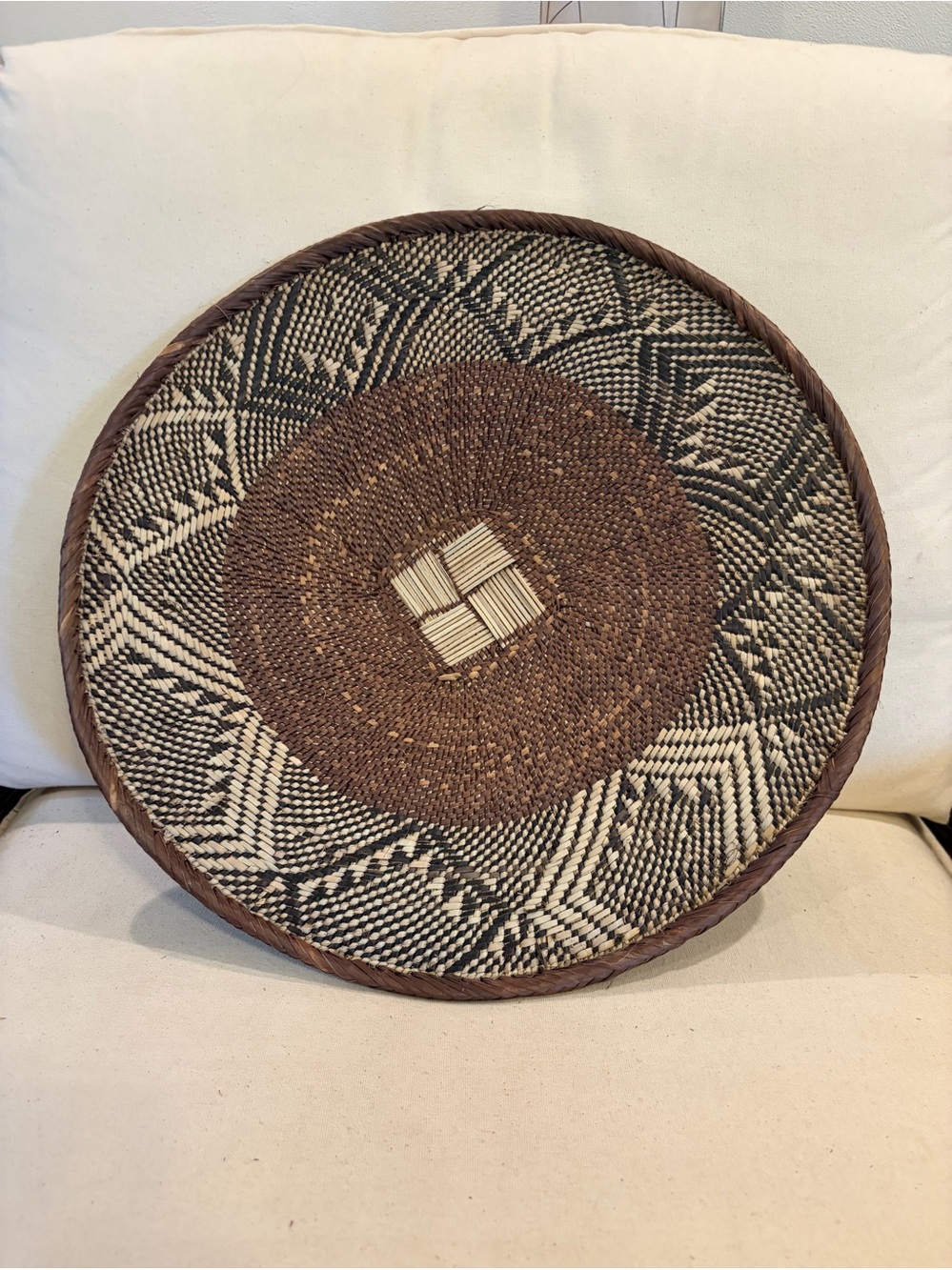 NEW Africa Woven Basket. Made by the Binga people of Zambia/Zimbabwe
